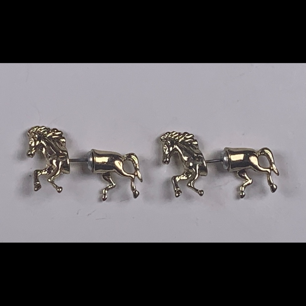 Horse Front and Back Earrings